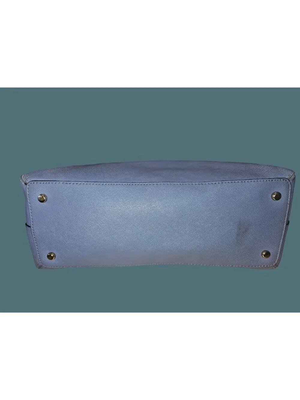 Kate Spade Blue Cameron Street Satchel Crossbody Saffriano Leather Bag